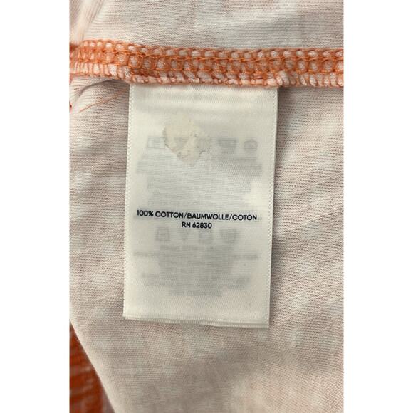 Lands End Capri Pants Womens Size 3X Orange Check Seagull Bird Pockets Pull‎ On - Picture 4 of 8